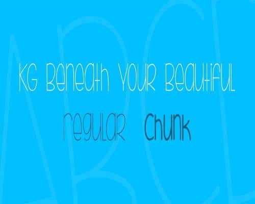 KG-Beneath-Your-Beautiful-Font-0