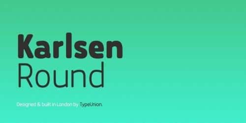 Karlsen Round Font Family 1