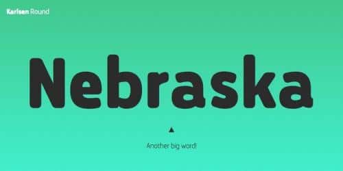 Karlsen Round Font Family 8