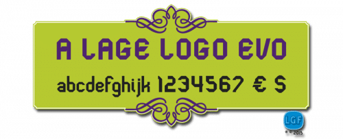 LGF Lage Logo TresD Font 1