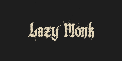 Lazy Monk Font 1