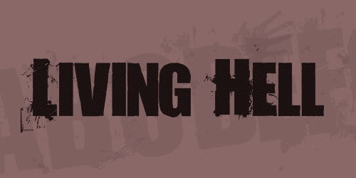 Living Hell Font 1