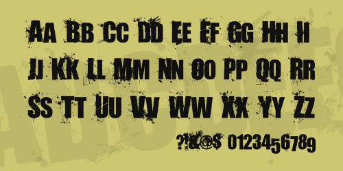 Living Hell Font 3