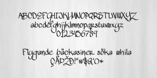 Mawns Handwriting Font 1
