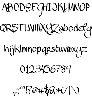 Mawns Handwriting Font 3