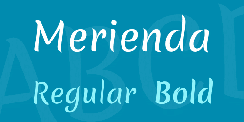 Merienda Font 1