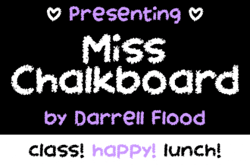 Miss Chalkboard Font 1