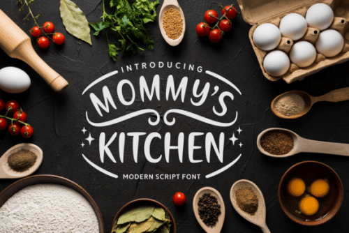 Mommy's Kitchen Font 1