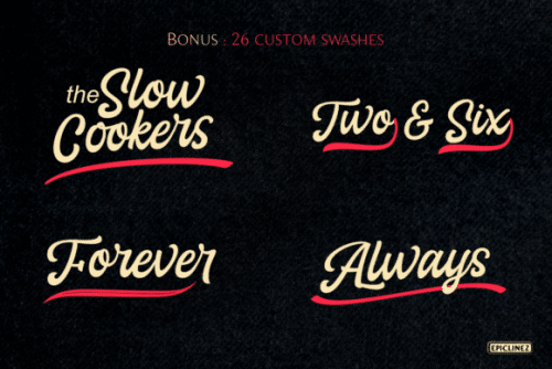 Motoride Vintage Script Font 4