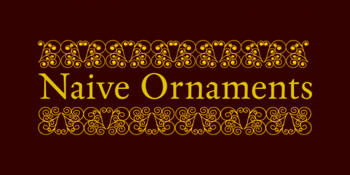 Naive Ornaments Font 10