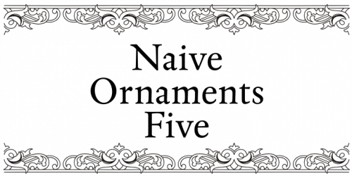 Naive Ornaments Font 3