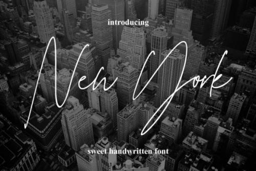 New York Handwritten Font 1