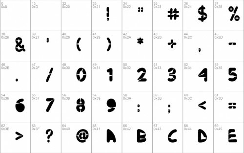 Ninjos Font 1