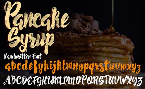 Pancake Syrup Font 1