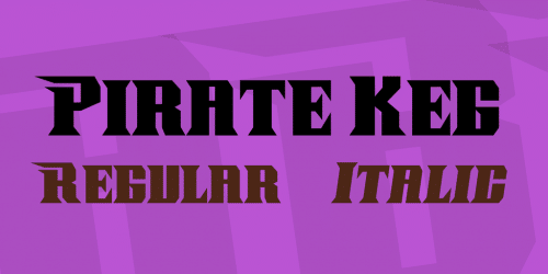 Pirate Keg Font