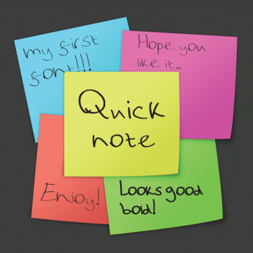 Quick Note Font 1