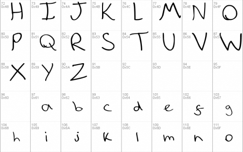 Quick Note Font 3