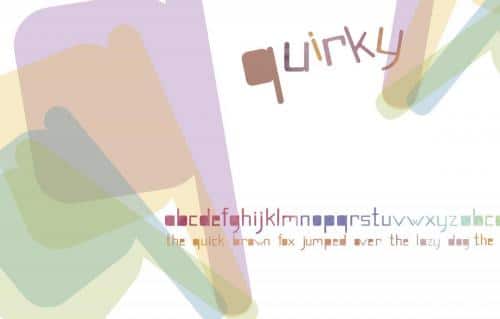 Quirky Font 1