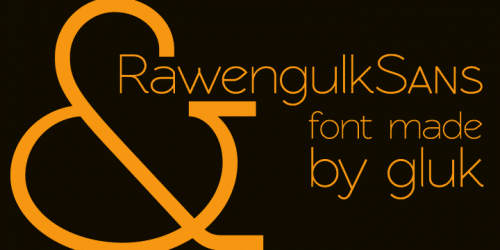 Rawengulk Sans Font 1