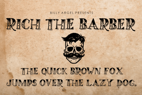 Rich The Barber Font 1