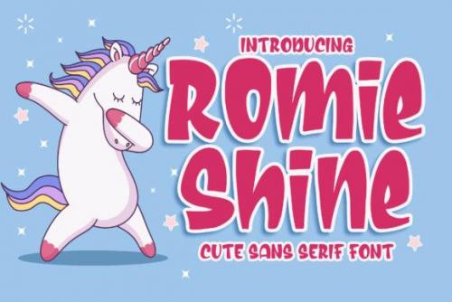 Romie Shine Font 1