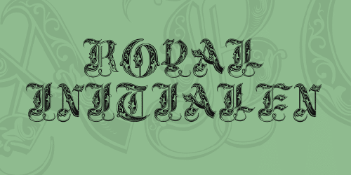 Royal Initialen Font 1