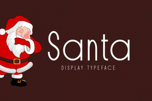Santa Display Font 1
