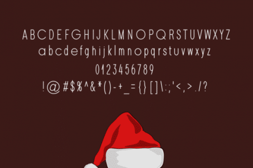 Santa Display Font 4