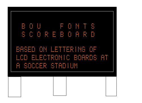 Score Board Font