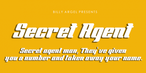 Secret Agent Font 1
