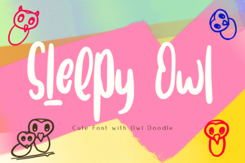 Sleepy Owl Font 1