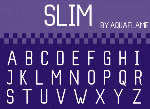 Slim Font 1