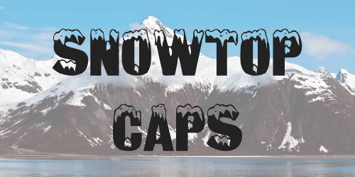 Snowtop Caps Font 1