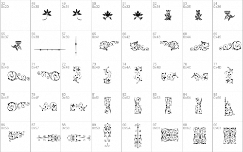 Soft Ornaments Seven Font 2
