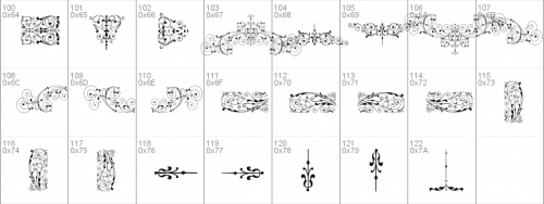 Soft Ornaments Seven Font 3