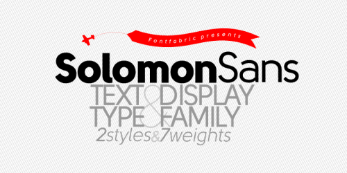 Solomon Sans Font Family 1