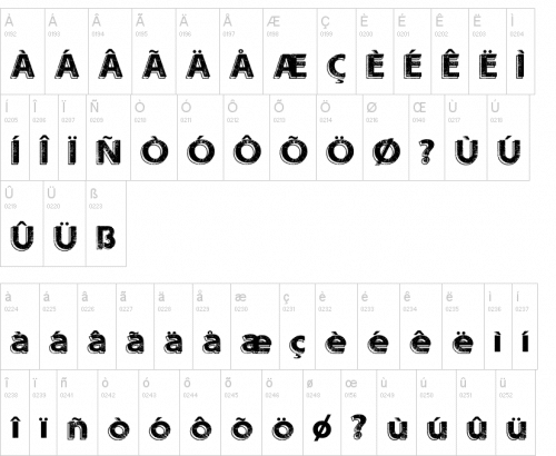 Sounds Eroded Font 4