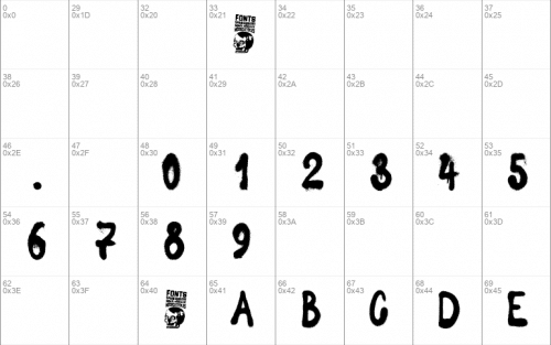 Spray Letters Font 2