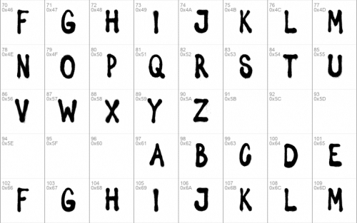 Spray Letters Font 3