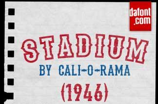 Stadium-Font