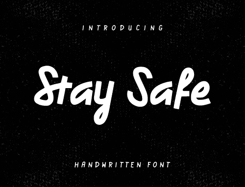 Stay Safe Font 1