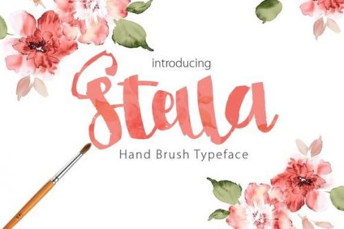 Stella Brush Font