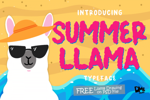 Summer LLama Font