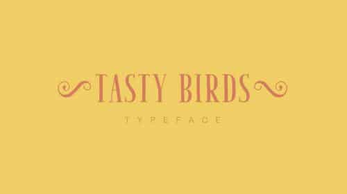 Tasty Birds Font 1
