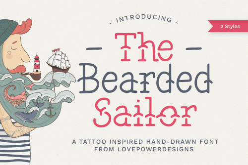 The Bearded Sailor Font 1