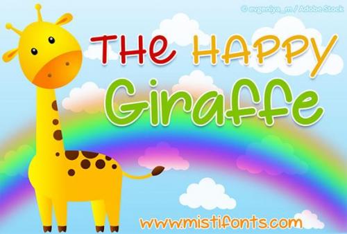 The Happy Giraffe Font 1