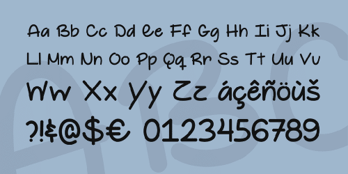 The Happy Giraffe Font 2