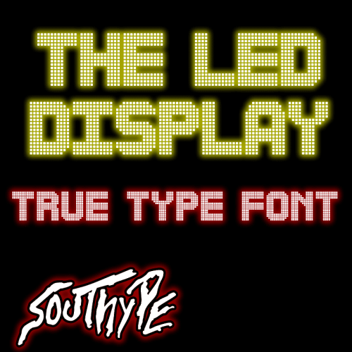 The Led Display St Font 1