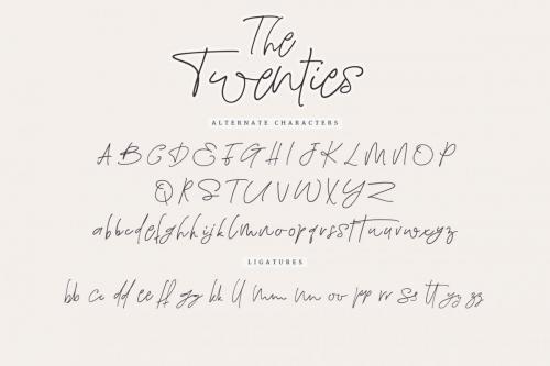 The Twenties Font 11