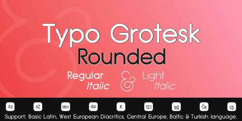 Typo Grotesk Rounded Font 1